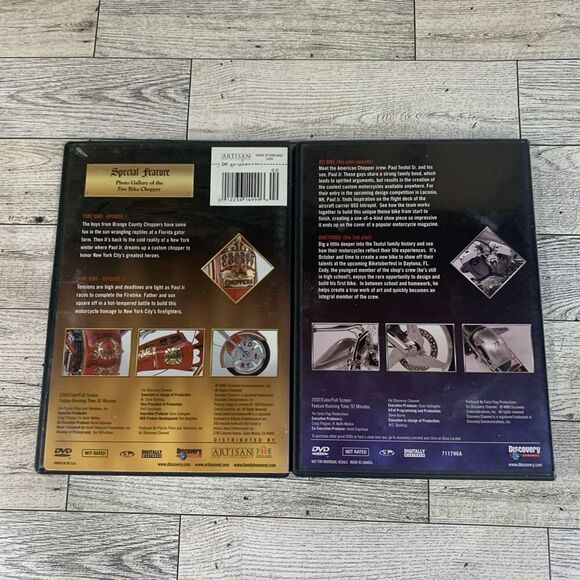 American Chopper The Series Lot of 2 DVDs Fire‎ Bike & Jet Bike Biketober - Picture 2 of 2